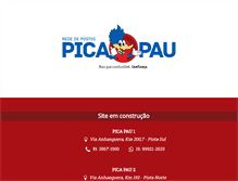 Tablet Screenshot of postospicapau.com.br